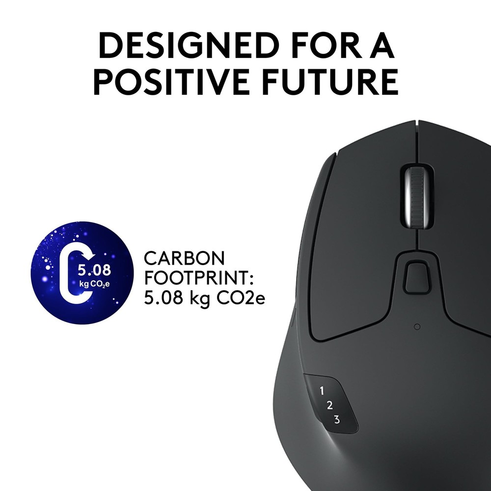 Logitech M720 Triathlon Multi-Device Wireless Mouse, Bluetooth, USB Unifying ...