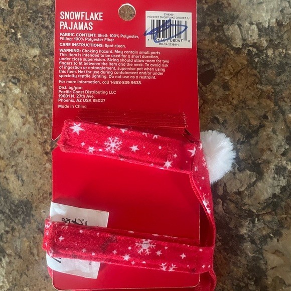 Merry & Bright Red Snowflake Pajamas