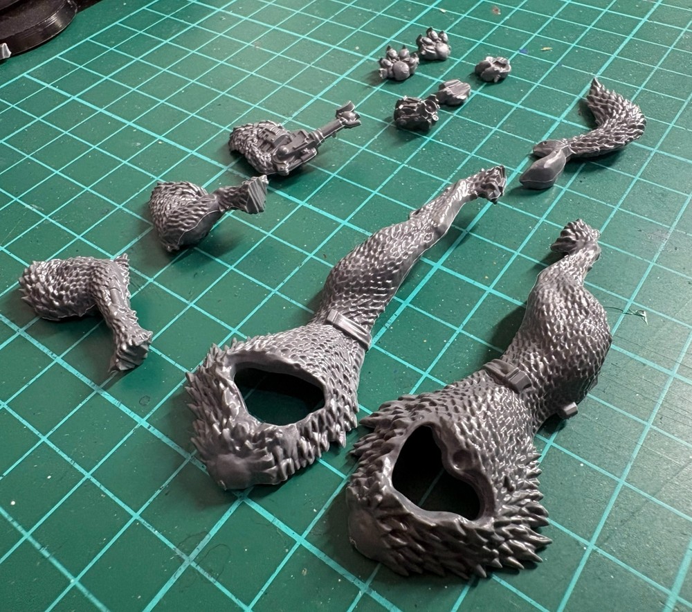 Space Wolves Thunderwolf Cavalry Wolf B Torso Body Bits | Warhammer 40K Kitbash