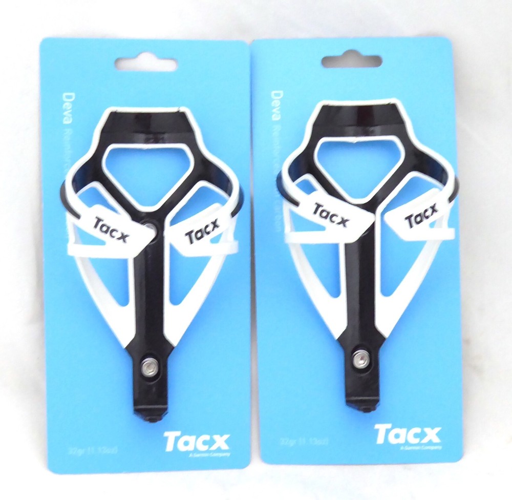 Tacx Deva Water Bottle Cages Pair White
