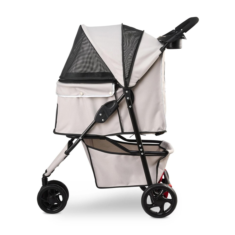 Stroller, Includes 360 Degree Front Wheel Swivel, Rear Wheel Breaks, Reflecti...