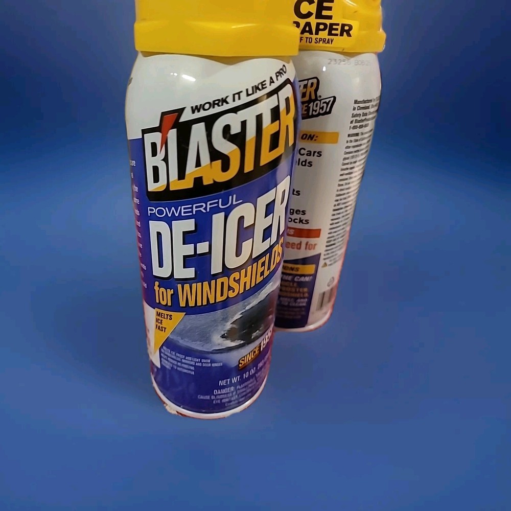 2 BLASTER- POWERFUL DE-ICER-for windshields & more in descriptio- melts ice fast