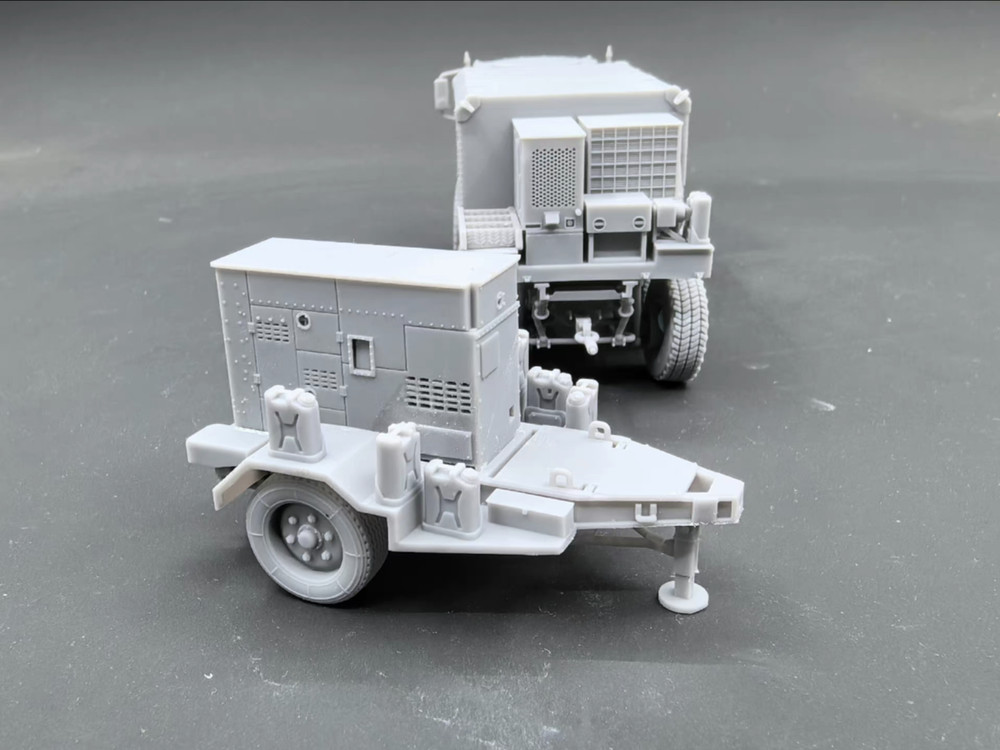 3D printed 1/87 Modern US AN/VPC-95 Communication Subsystem Unpainted model Kit
