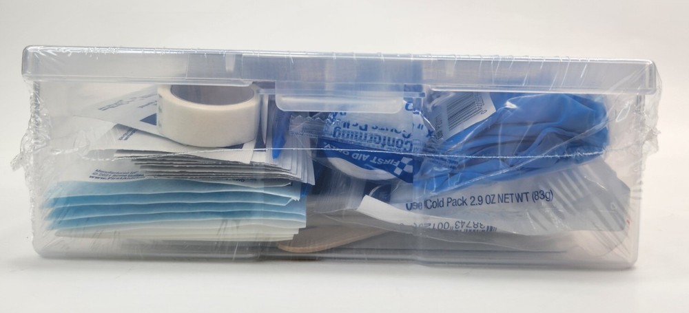 First Aid Kit, 1st Aid Essentials 175 Pieces. Clean & Protect