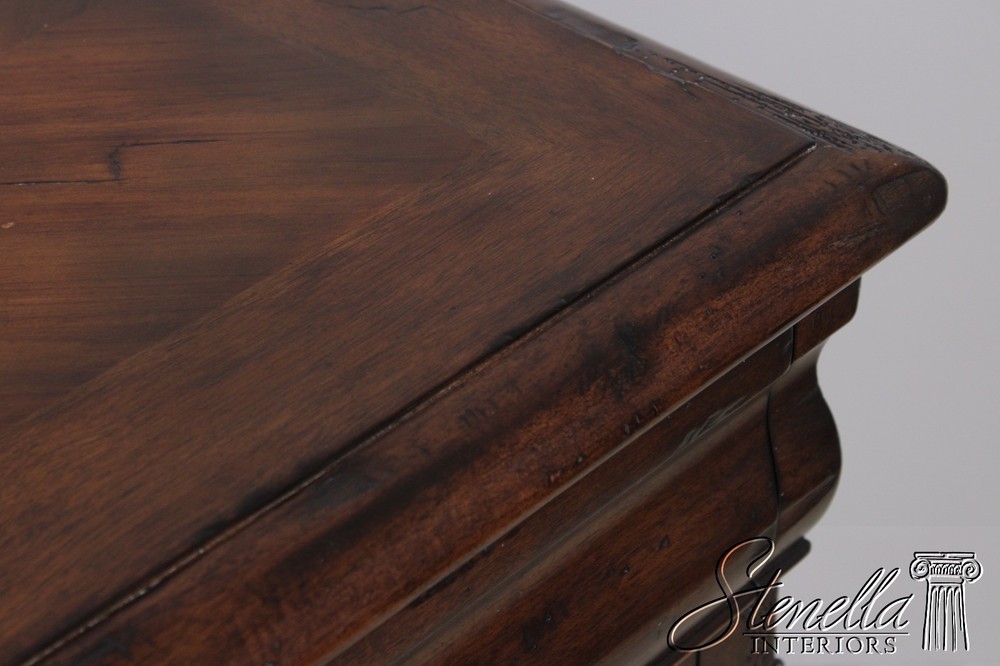 72635: Continental Style Inlaid Front Distressed Sideboard Console