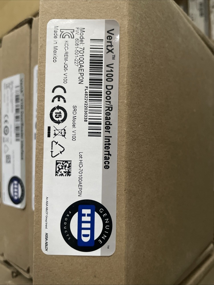 New HID VertX V100 Door/ Dual Reader Interface Access Card Controller  1 pcs