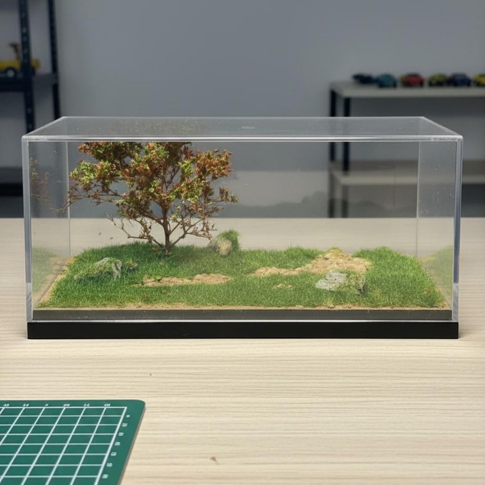 1:64 Scale Model Display Container High Clearness