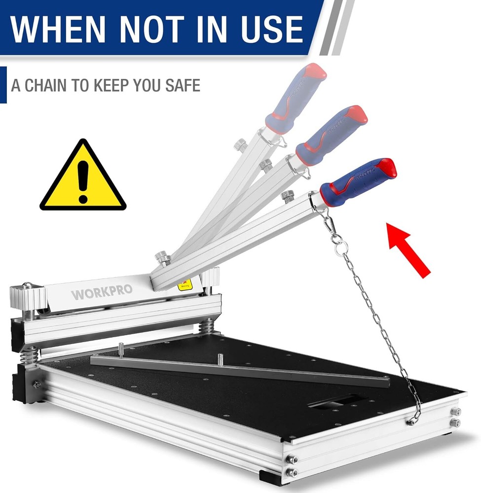 WORKPRO 13" Flooring Cutter with Flooring Installation Tool Kit Multi-layer USA