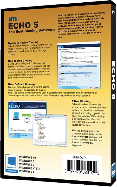 NTI Echo 5 | New Version for 2024 | Disk Cloning & Migration Software