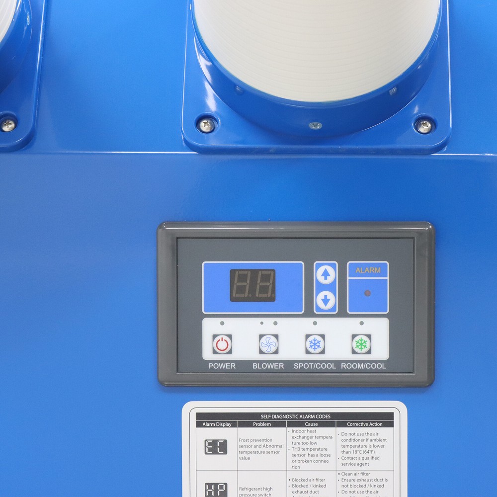 Industrial Spot Cooler Mobile Air Conditioner Cooling Machine Double Outlets