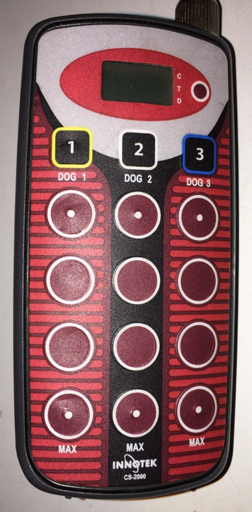 Innotek CS-2000 3 channel dog collar transmitter rechargeable