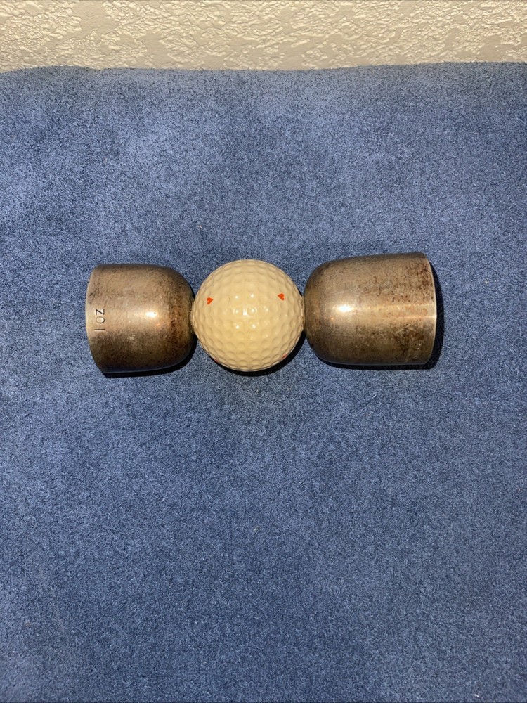 1950s Silver plated golf drinks Measure