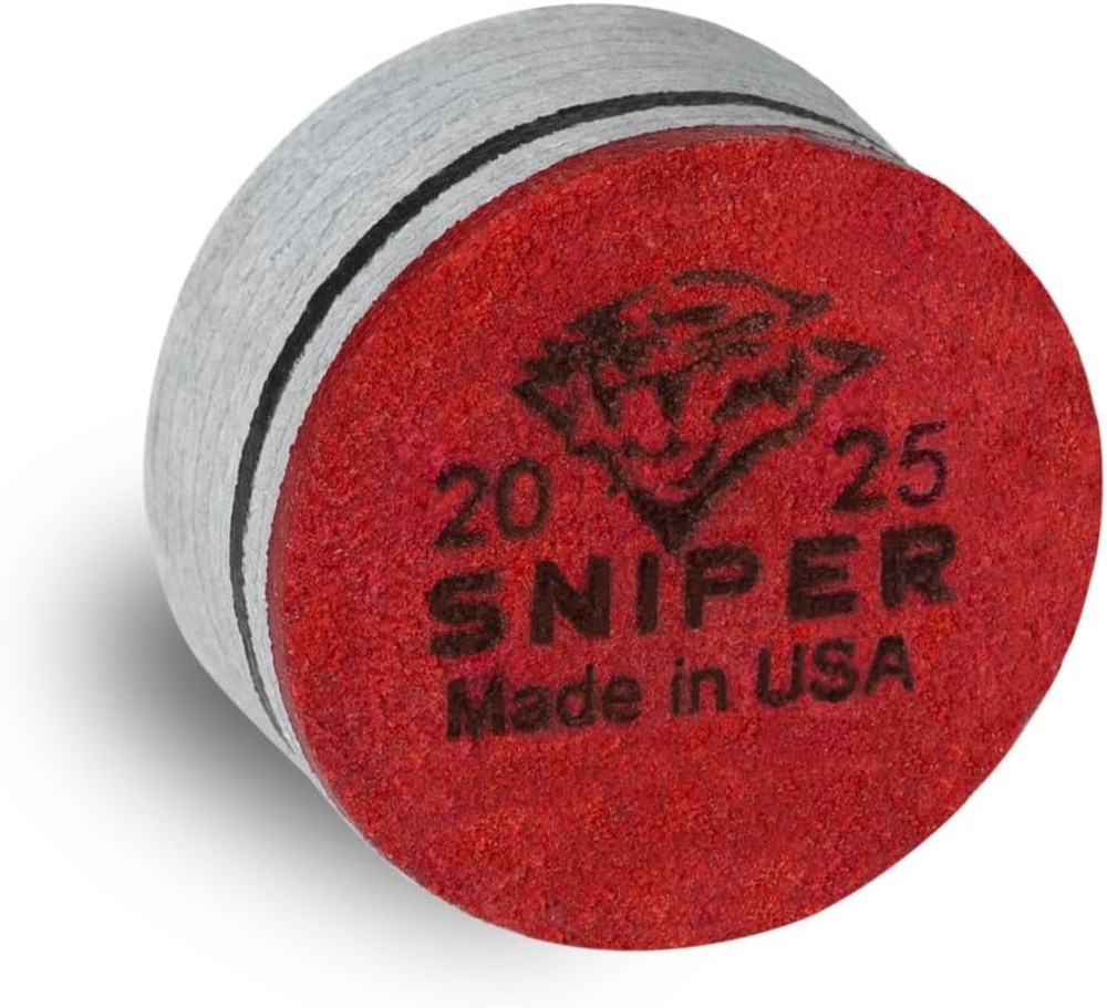 SNIPER Laminated Pool Billiard CUE TIP  14 mm