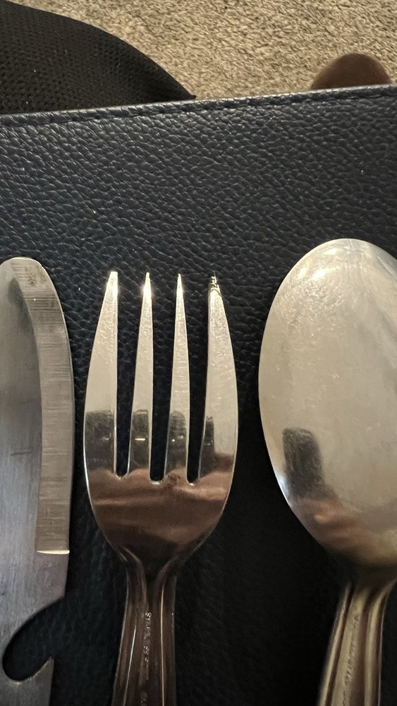 Vintage (Japan) 3-Pc Stainless Flatware Camping Spoon Fork Knife