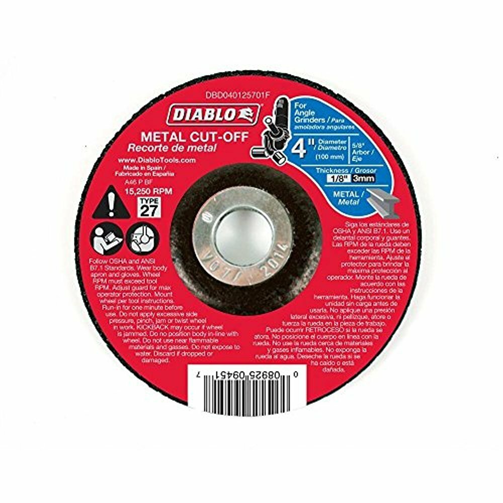 FREUD DBD040125701F Depressed Center Type 27 Cut-Off Disc