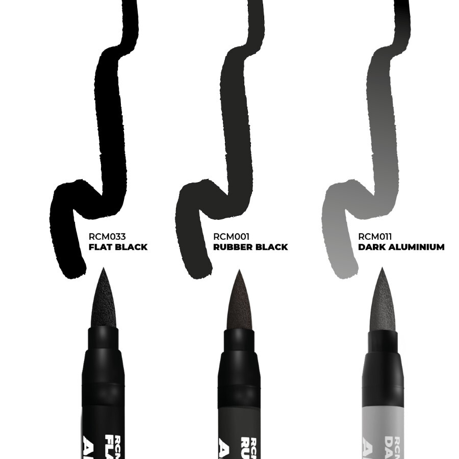 AK Interactive: Wheels - Acrylic Paint Marker Set - RCM102