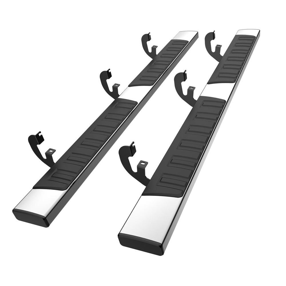 For 2019-2023 Silverado/Sierra Crew Cab 6" Running Board Nerf Bars Side Steps SS