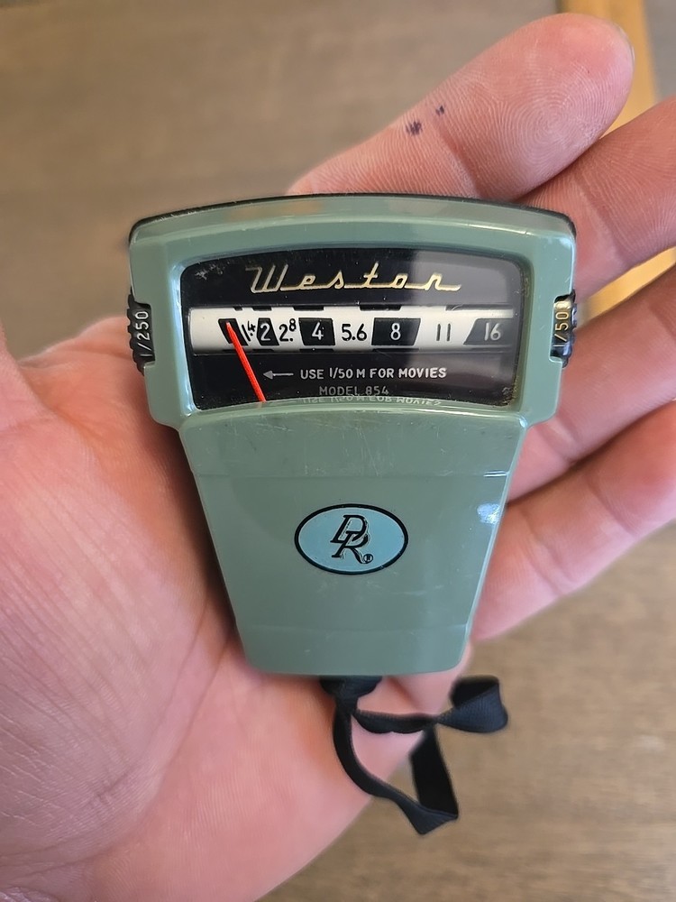 Vintage WESTON Direct Reading Exposure Light Meter Model 854 Untested See All