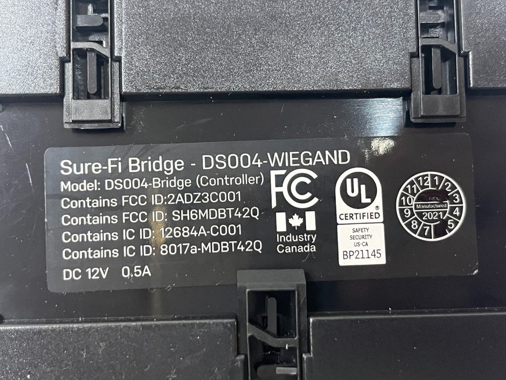 Sure-Fi Bridge DS004-Wiegand Controller Interface Module 313E6B