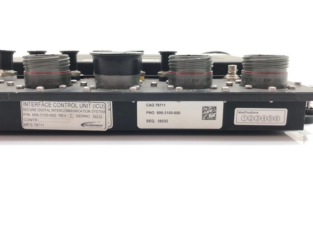 Telephonics 899-3100-600 Interface Control Unit SDI w Connection Cable