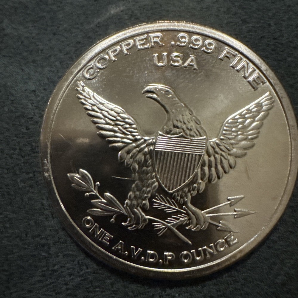2nd Amendment Eagle - 1 Ounce Fine .999 Copper Round - Save Big 4+