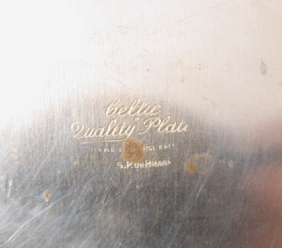 Dust Pan & Brush, Celtic Quality Plate