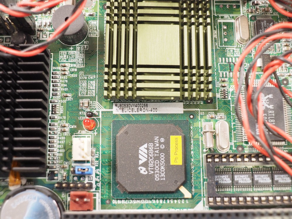 IEI PCISA-C400R w/ INTEL Celeron-400 Industrial Motherboard Computer Single 1PC
