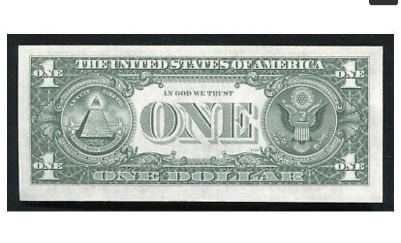 1969-D $1 FRN FEDERAL RESERVE NOTE “MINOR PRINT SHIFT ERROR” UNCIRCULATED