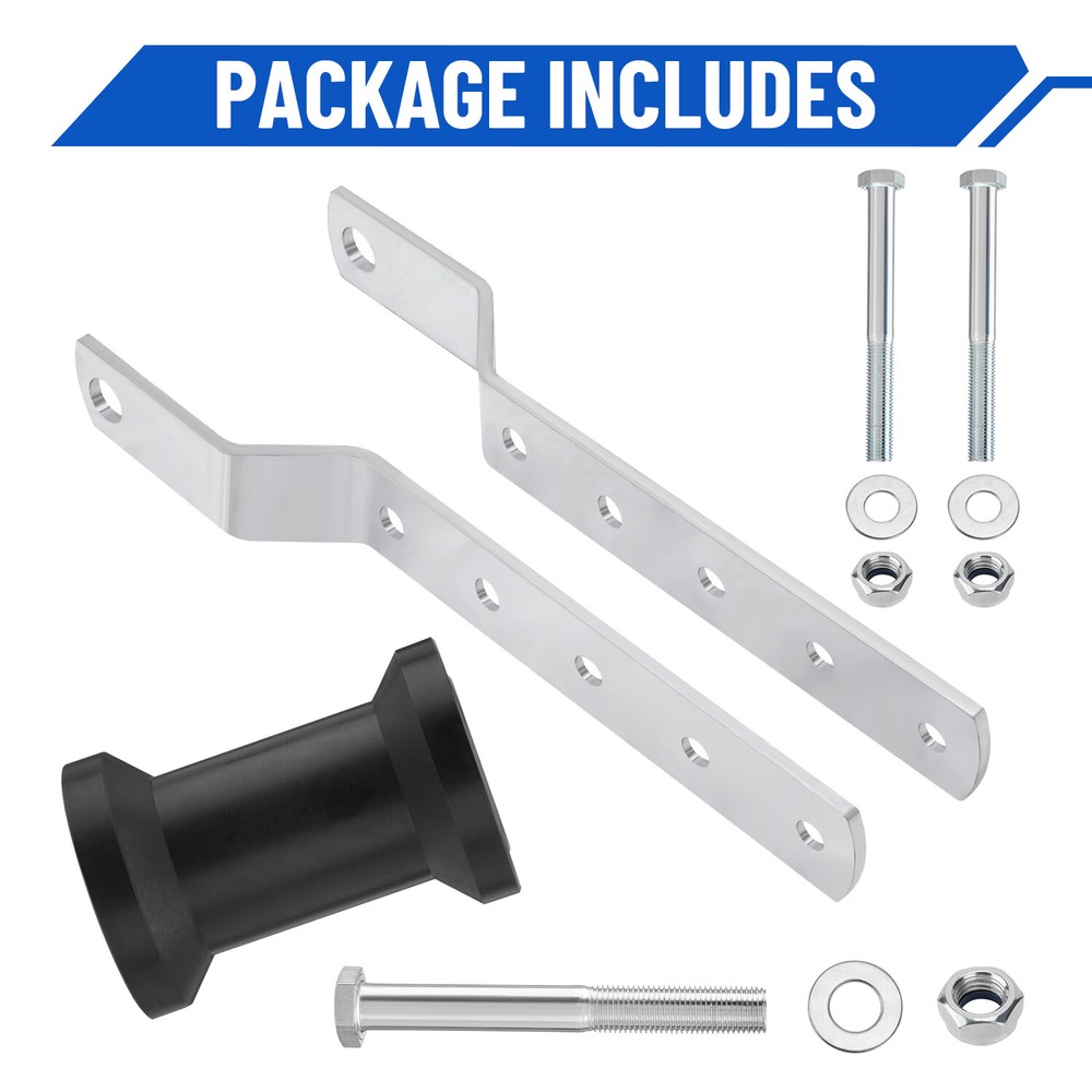 4" Adjustable Heavy Duty Keel Roller Bracket Assembly for 2" Tongue Boat Trailer