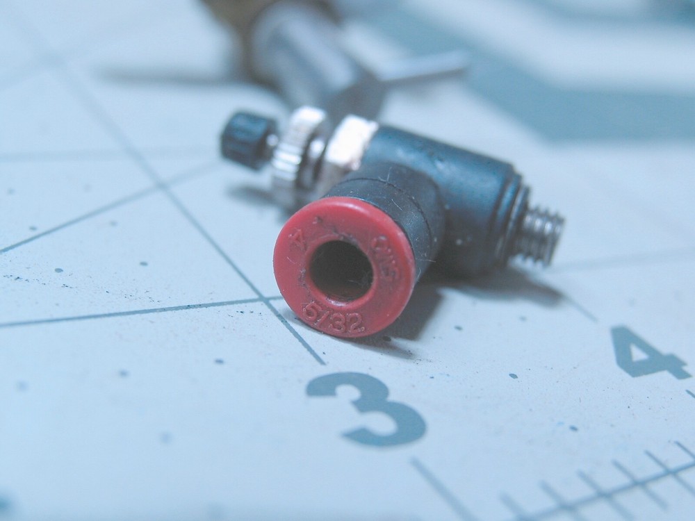 ( ARO) Adjustable Valve speed Controller 1/4" Tube Fitting