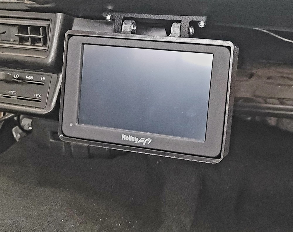 Under dash mount for Holley EFI 7" inch Pro dash screen