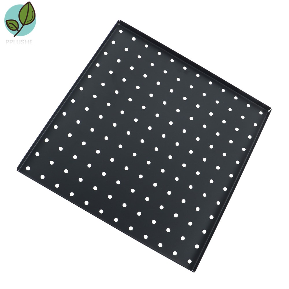 4Pcs Heavy Duty Metal Pegboard Panel Wall Organizer Panel Storage Hanger 12"×12"
