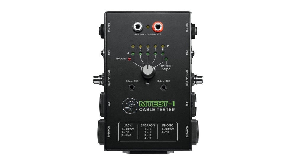 Mackie MTEST-1 Cable Tester