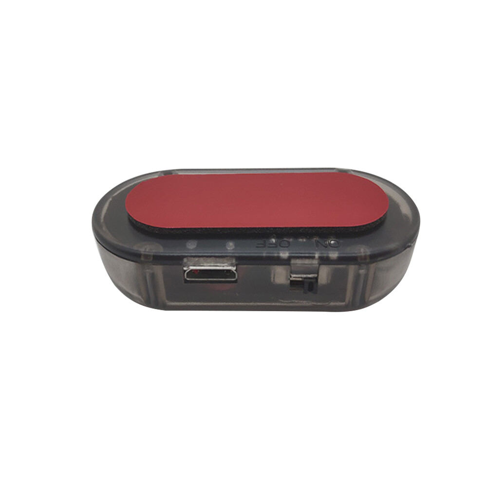 new Car Alarm LED Light Solar Security Warning Dummy System Flashing Light