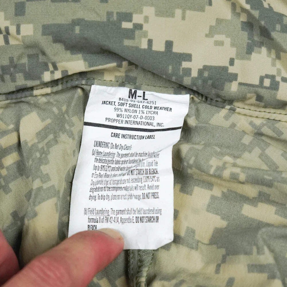 USGI ECWCS GEN III ACU Soft Shell Jacket - Medium Long