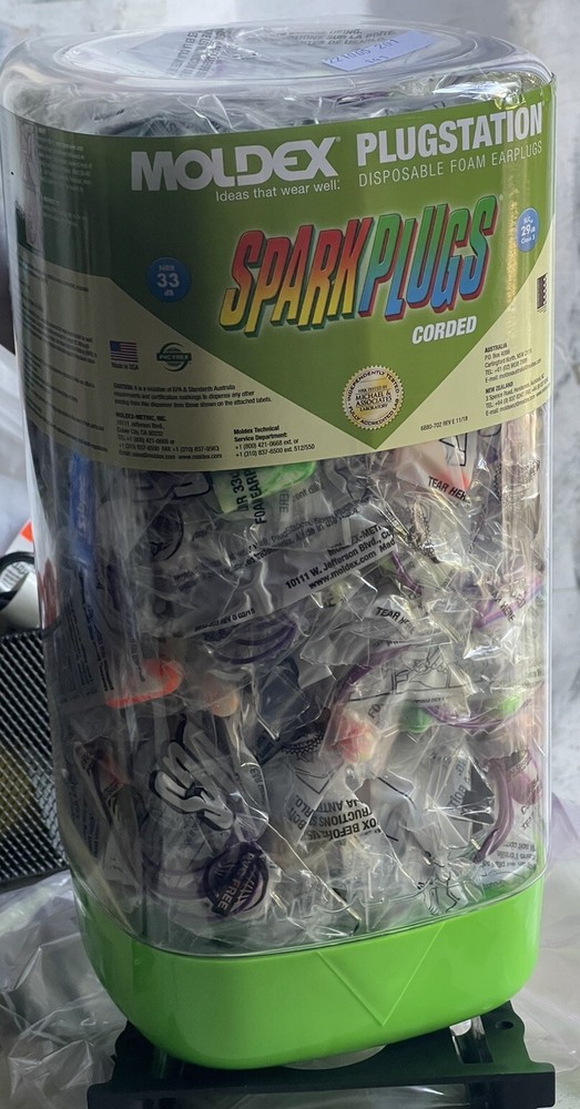 MOLDEX 6880 SPARKPLUG PLUGSTATION-DISPENSER**150 PAIR**Corded