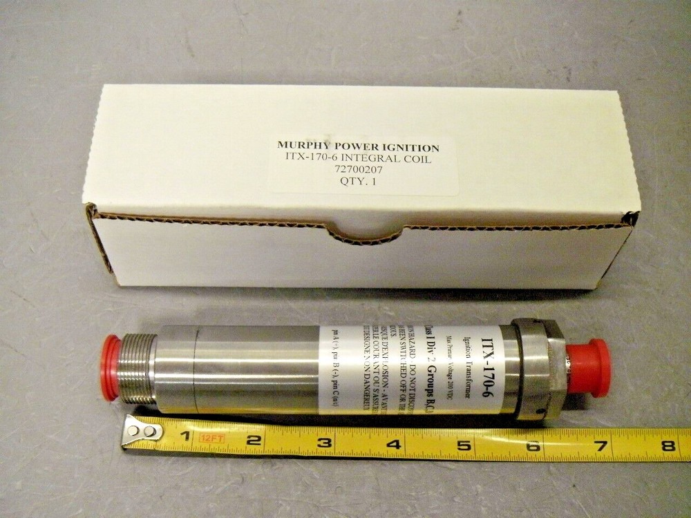 Murphy IT-170-6 Integral Power Ignition Transformer Coil 72700207