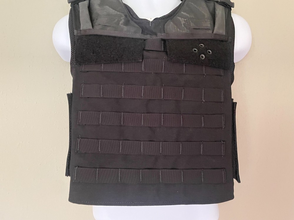 SECOND CHANCE Standard Armor Carrier Side Open Small LONG 2017-2017 Black Molle