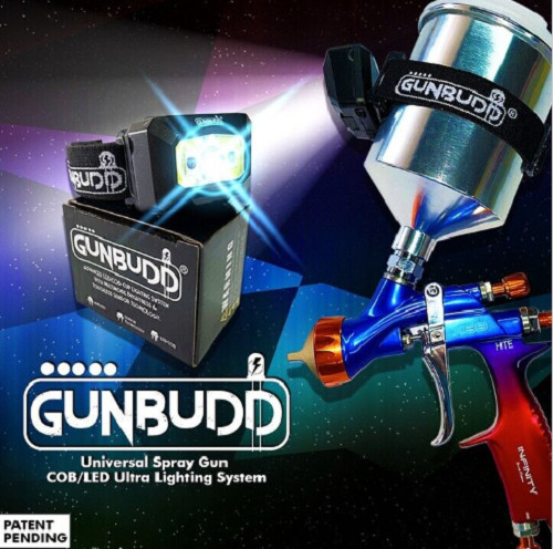 Paint Spray Gun Led Light GUNBUDD Universal Lighting System Fits All Spray!