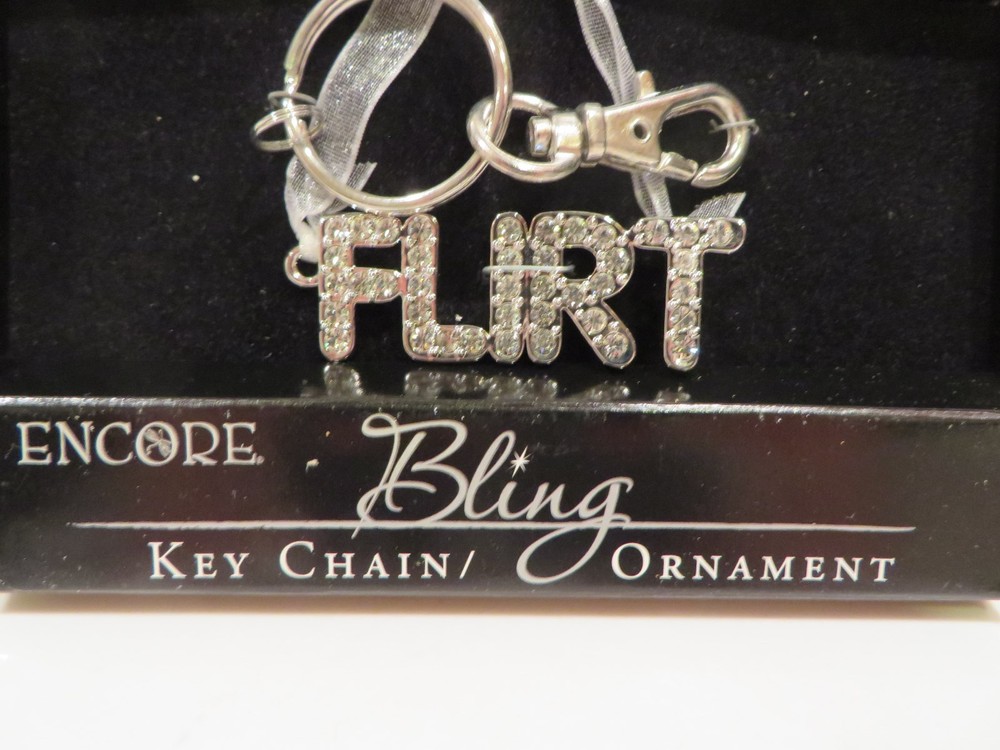 BLING "FLIRT" KEYCHAIN / ORNAMENT
