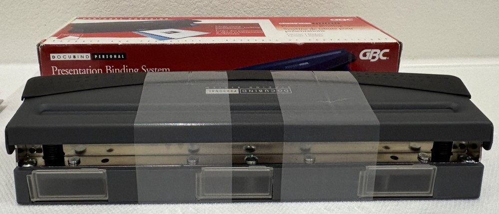 GBC - Docubind Personal Presentation Binding System w/Original Box & Packaging