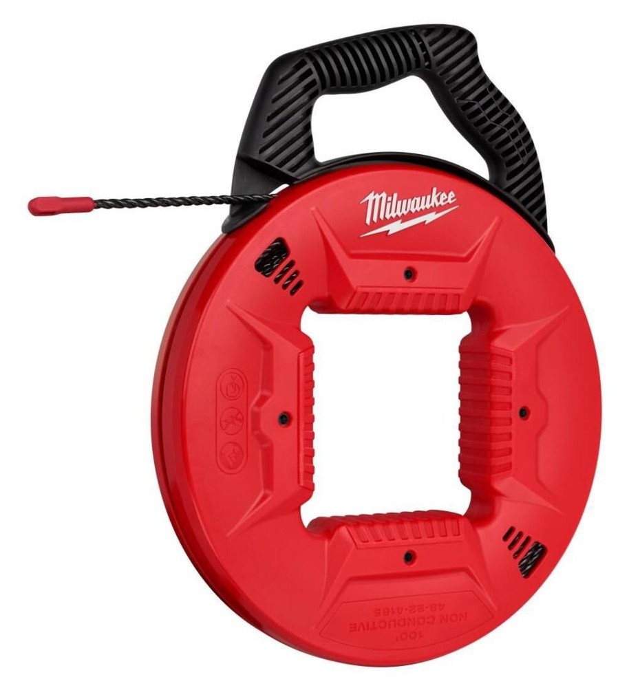 Milwaukee 100 Ft. Polyester Fish Tape with Non-Conductive Tip
