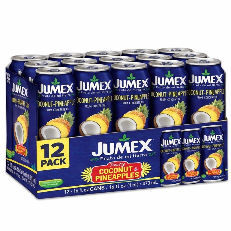 JUMEX COCONUT PINEAPLE 16FLOZ CAN 12CT CASE