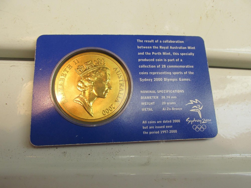 2000 RAM $5 Sydney Olympics Athletics Uncirculated Coin