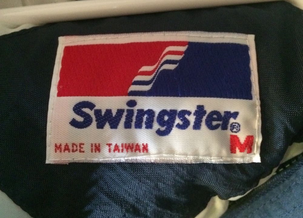 VINTAGE SWINGSTER PUROLATOR RACING JACKET SIZE MEDIUM
