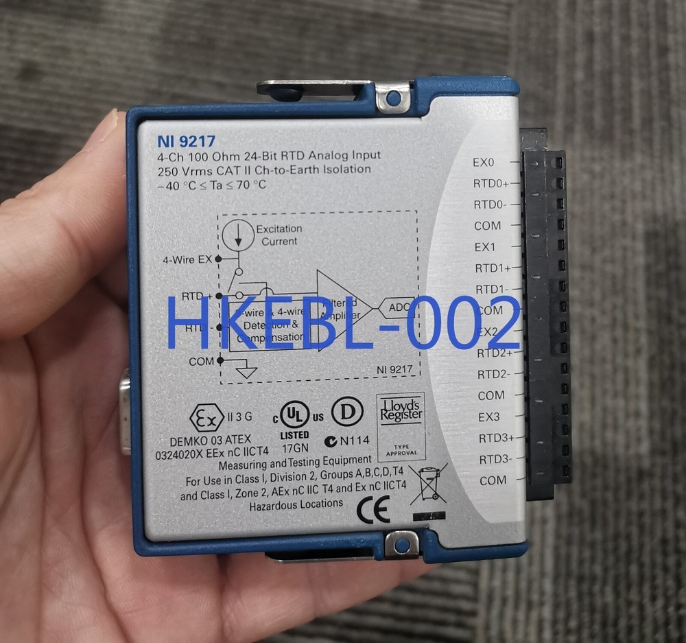 NI-9217 National Instruments NI 9217 cDAQ Temperature RTD Input Module