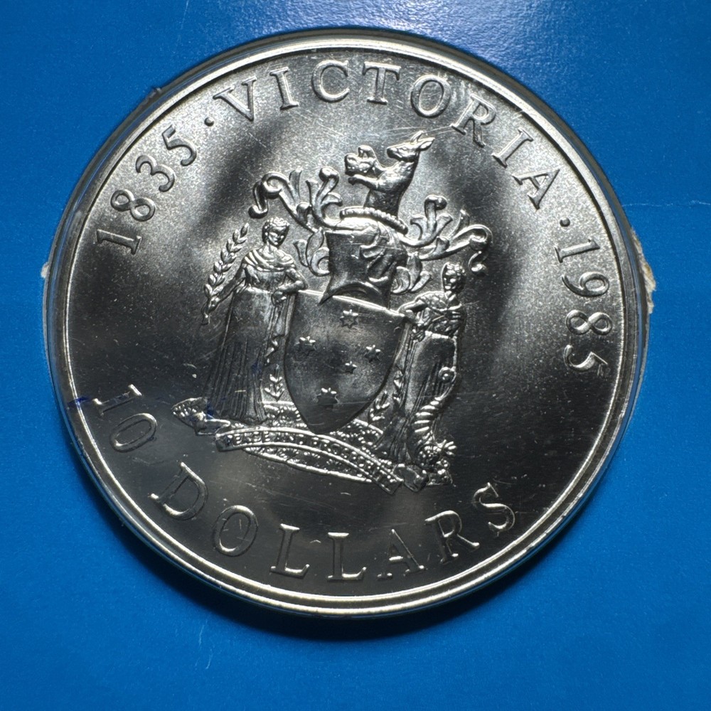 1985 CANADA 10 DOLLAR SILVER ELIZABETH II