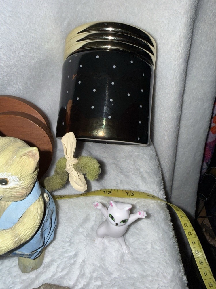 6 Cat themed Decor Items