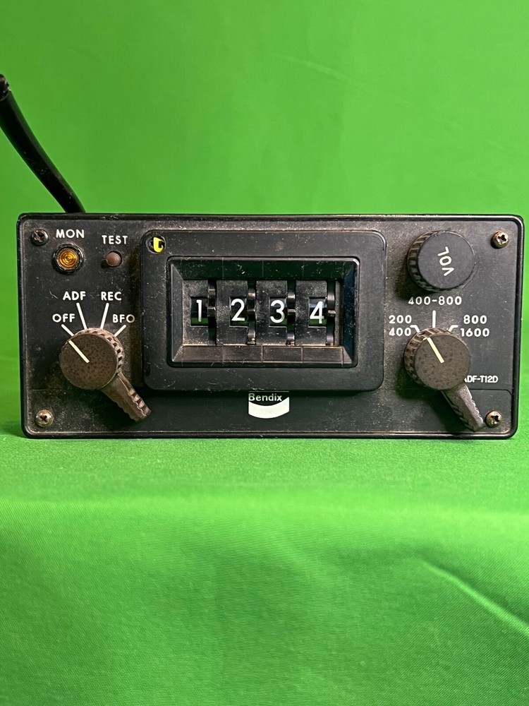 Bendix Corp. ADF-T12D, Model 201F, Aviation Gauge, Not Tested