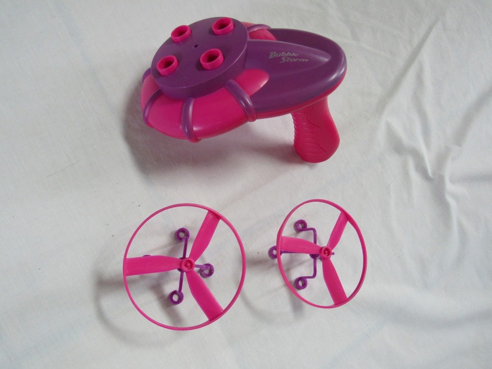 Bubble Storm - Motorized Bubble Helicopter! With Other Assorted Bubble Makers
